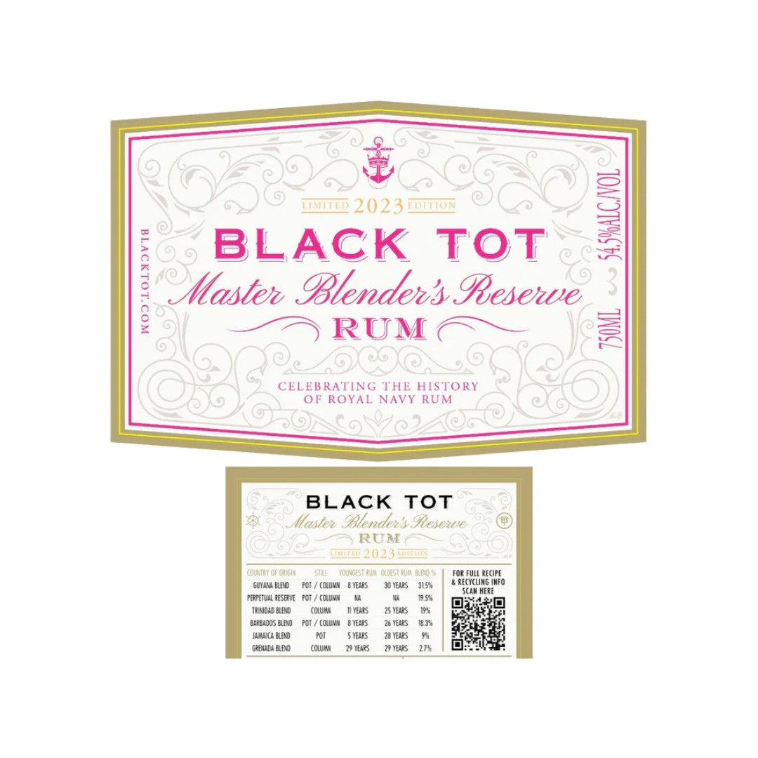 Dark Rum - Black Tot 2023 Master Blender's Reserve Rum 700ml (ABV 54%)