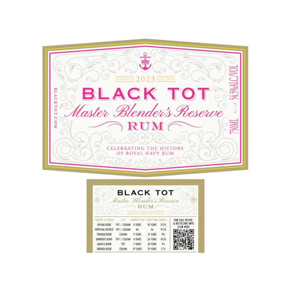 Dark Rum - Black Tot 2023 Master Blender's Reserve Rum 700ml (ABV 54%)