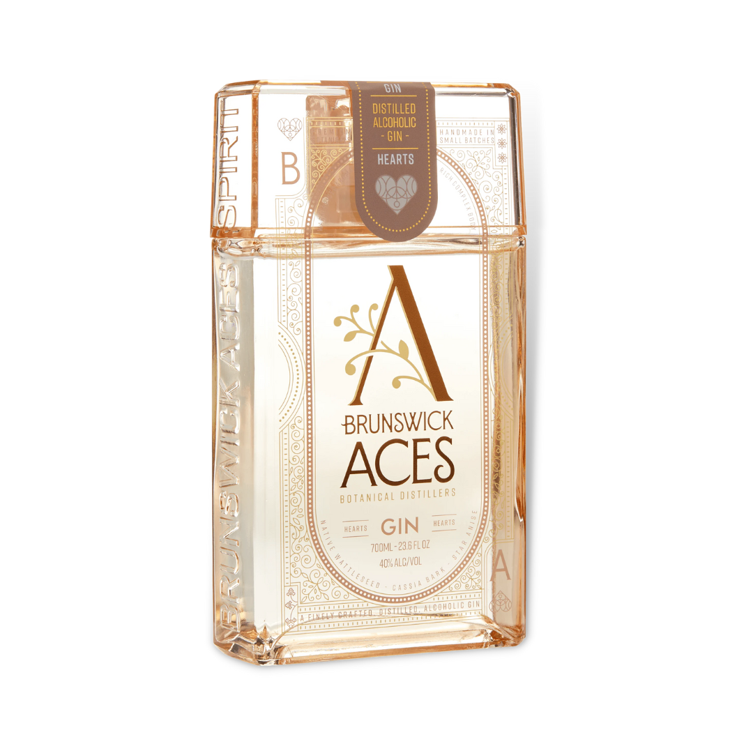 Australian Gin - Brunswick Aces Hearts Gin 700ml (ABV 40%)