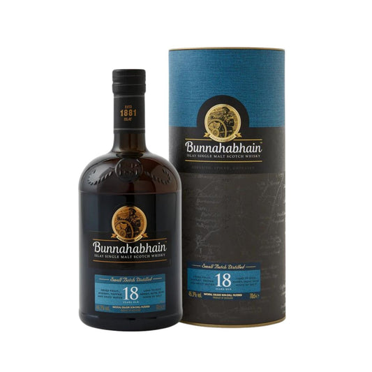 Scotch Whisky - Bunnahabhain 18 Year Old Single Malt Scotch Whisky 700ml (ABV 46%)