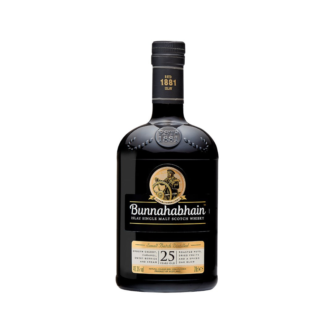 Scotch Whisky - Bunnahabhain 25 Year Old Single Malt Scotch Whisky 700ml (ABV 46%)