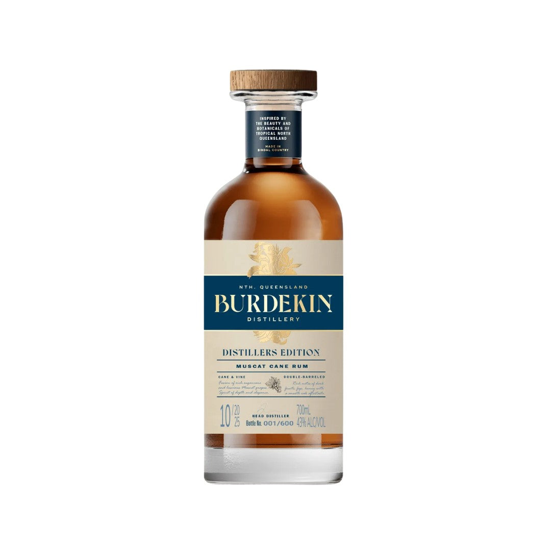 Dark Rum - Burdekin Rum Distillers Edition Muscat Cane Rum 700ml (ABV 43%)