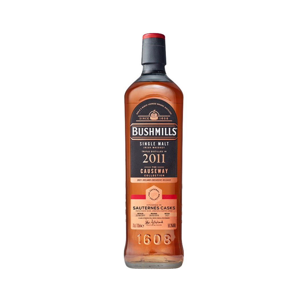 Irish Whiskey - Bushmills Causeway 2011 Sauterne Casks Irish Whiskey 700ml (ABV 56%)