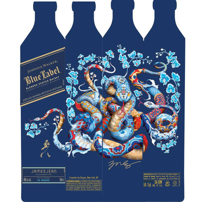 Johnnie Walker Blue Label Lunar New Year 2025 Year of The Snake x James Jean Blended Scotch Whisky 750ml (ABV 40%)