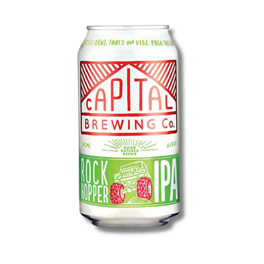 IPA - Capital Brewing Co Rock Hopper IPA 375ml Case of 16 (ABV 6.1%)