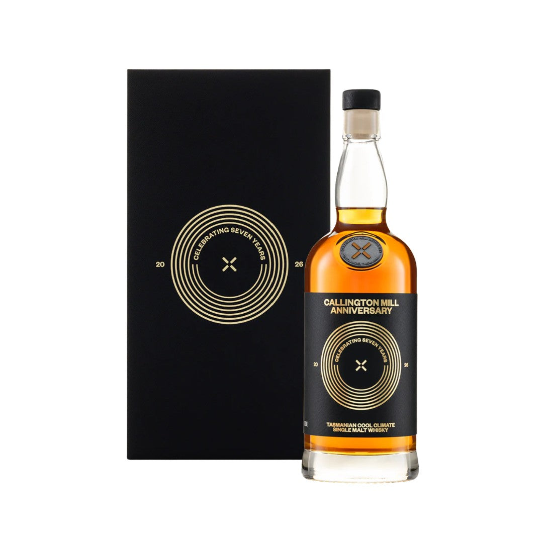 Australian Whisky - Callington Mill Seven Year Anniversary (2026) Tasmanian Single Malt Whisky 700ml (ABV 46%)