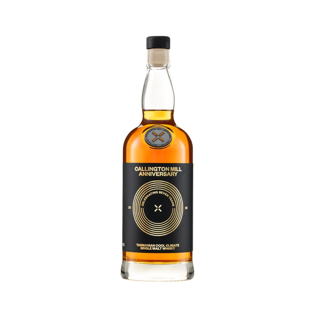 Australian Whisky - Callington Mill Seven Year Anniversary (2026) Tasmanian Single Malt Whisky 700ml (ABV 46%)
