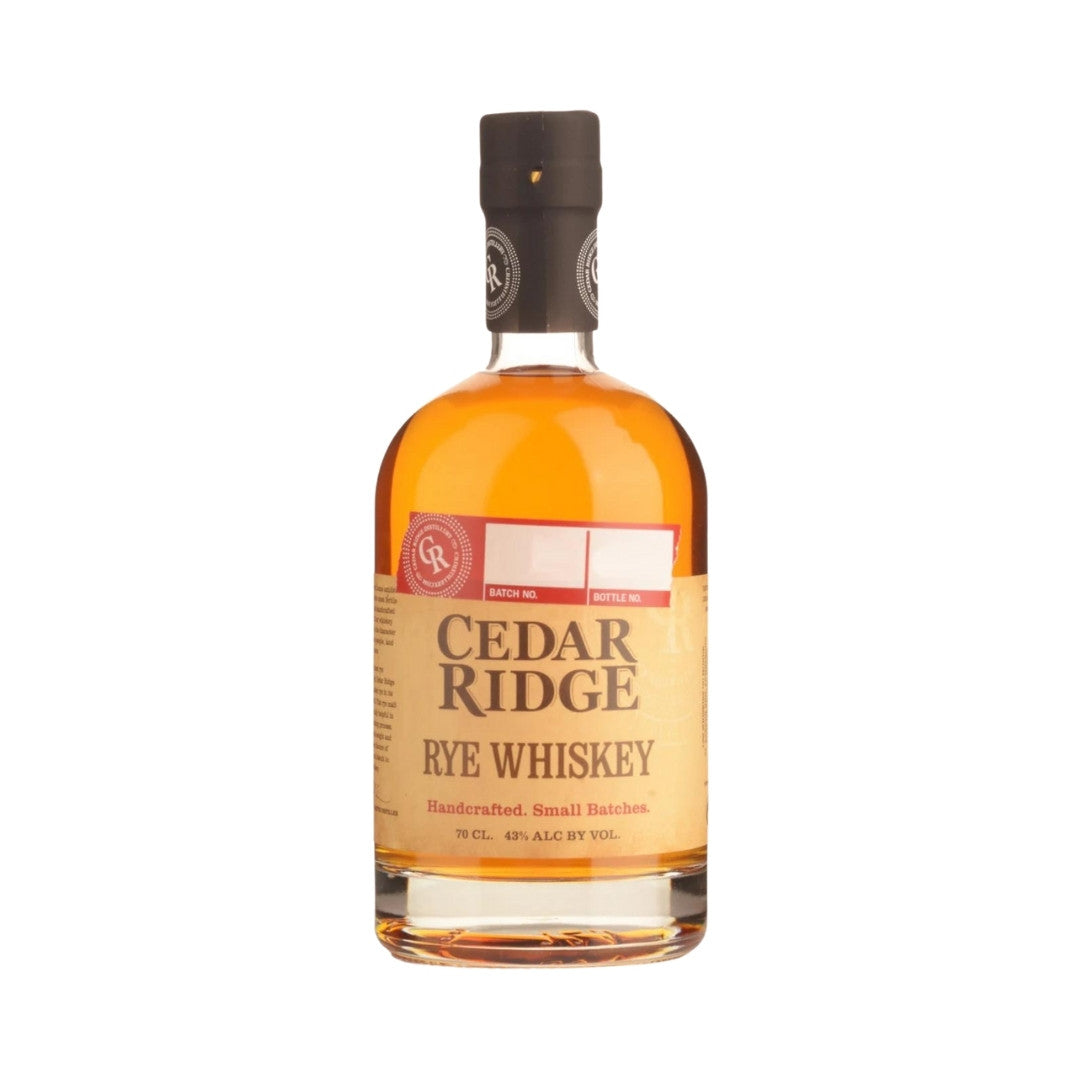 American Whiskey - Cedar Ridge Straight Rye Whiskey 700ml (ABV 43%)