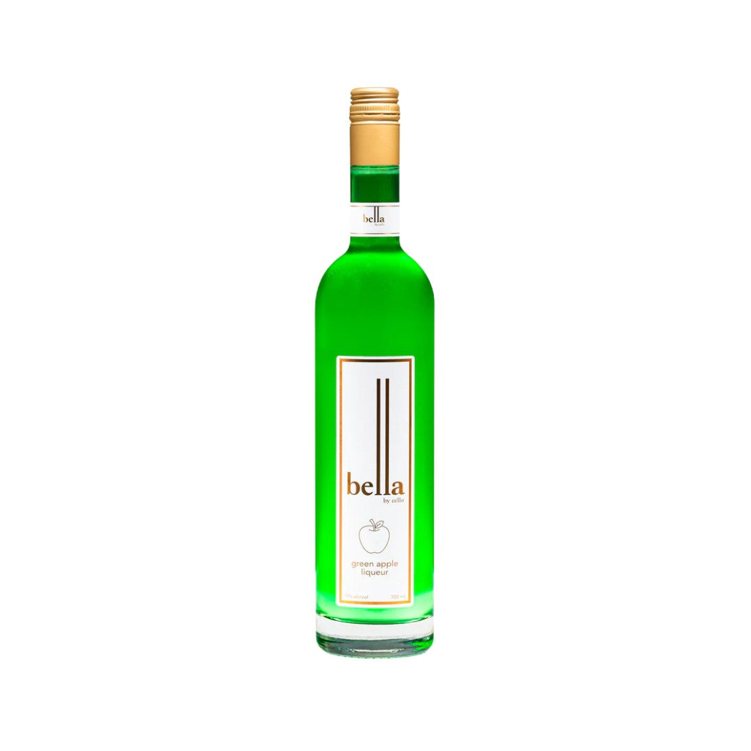 Liqueur - Cello Liqueur Bella Green Apple Liqueur 375ml / 700ml (ABV 18%)