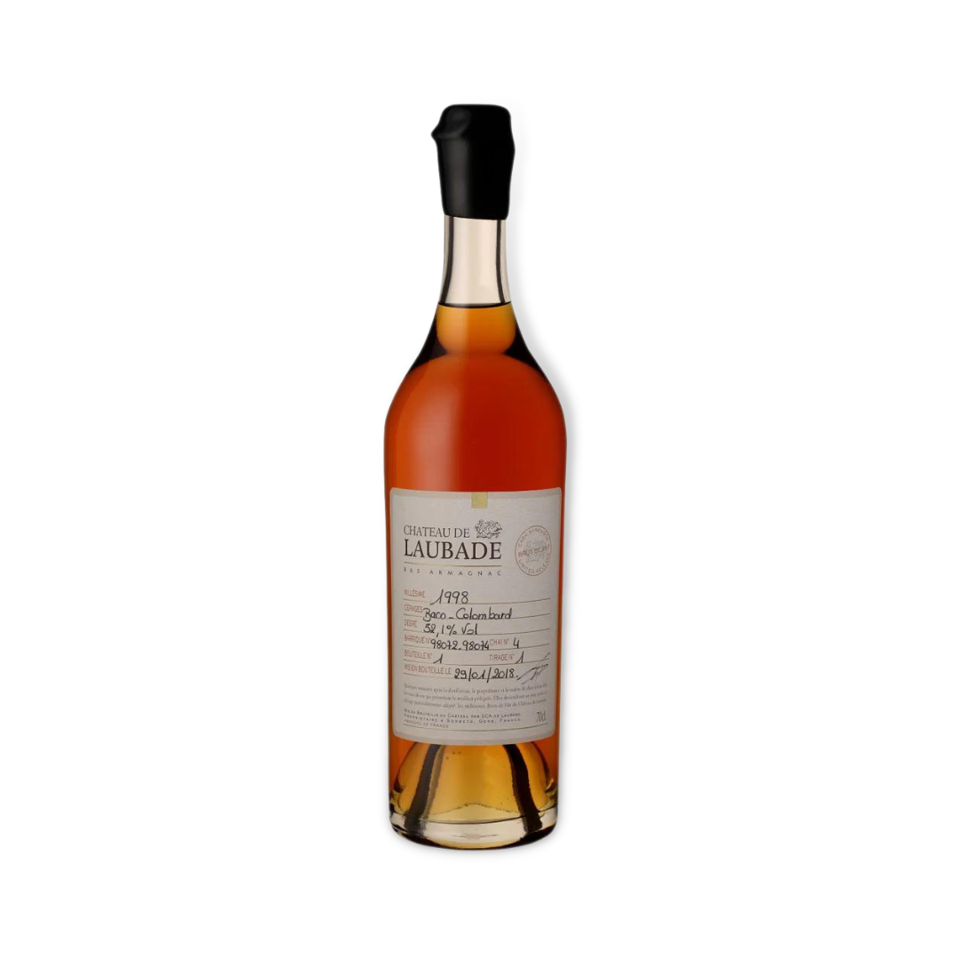 armagnac - Chateau de Laubade Vintage 1998 Bas Armagnac 700ml (ABV 52.1%)