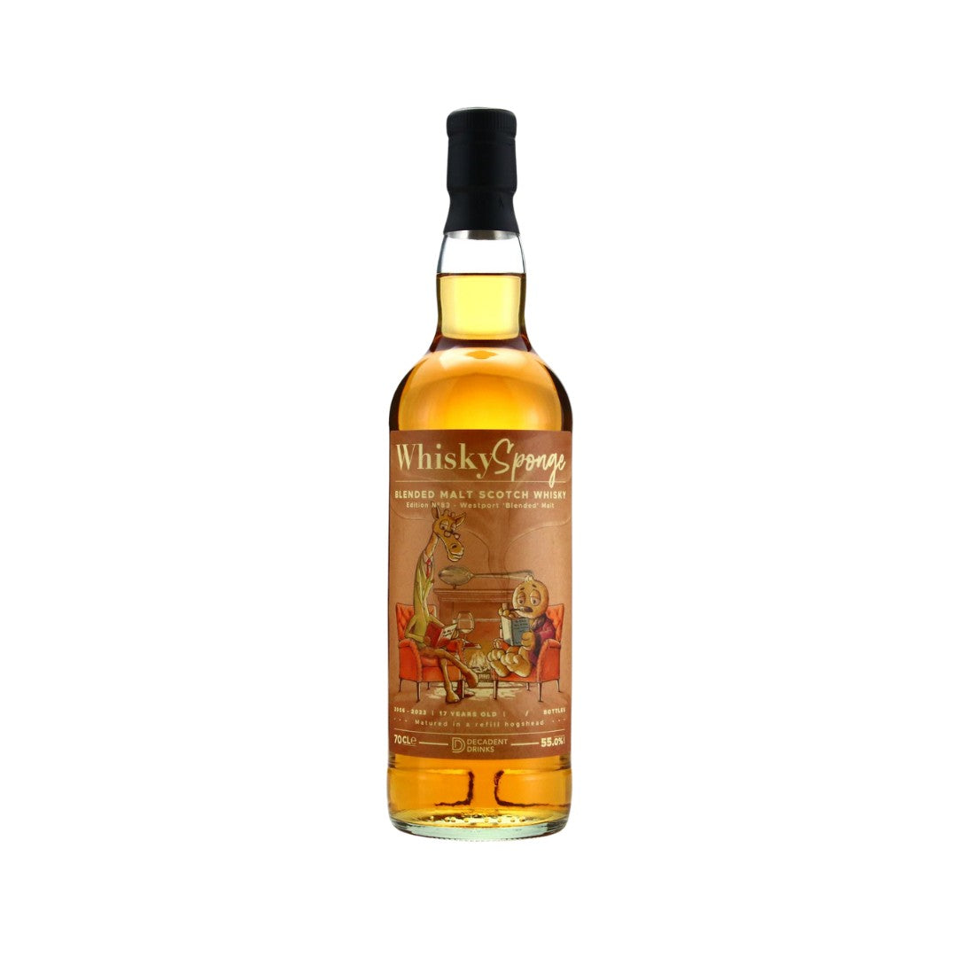 Scotch Whisky - Decadent Drinks Whisky Sponge No.83 Westport 17YO Blended Malt Scotch Whisky 700ml (ABV 55%)