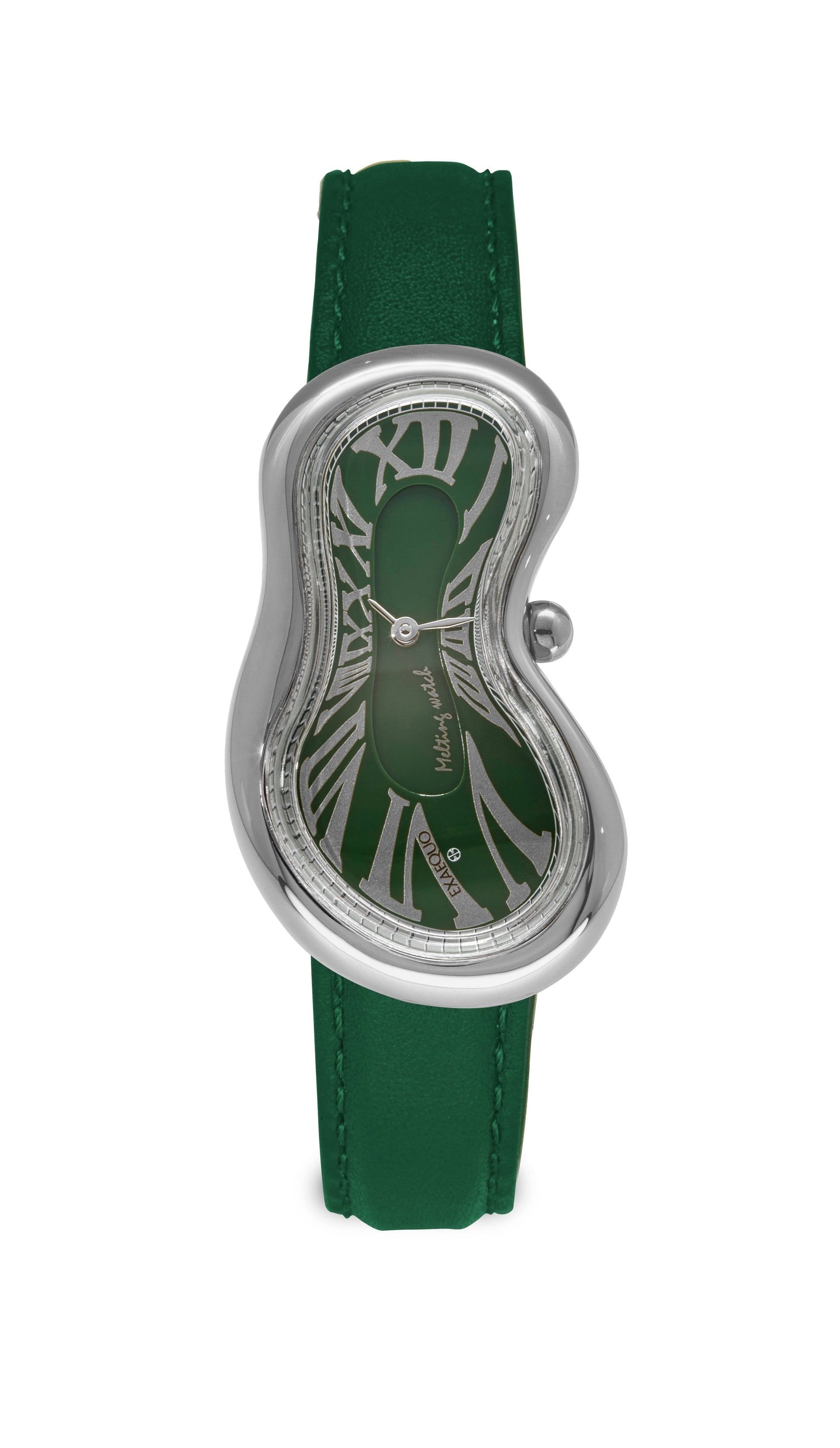 EXAEQUO Melting Watch Silver Green