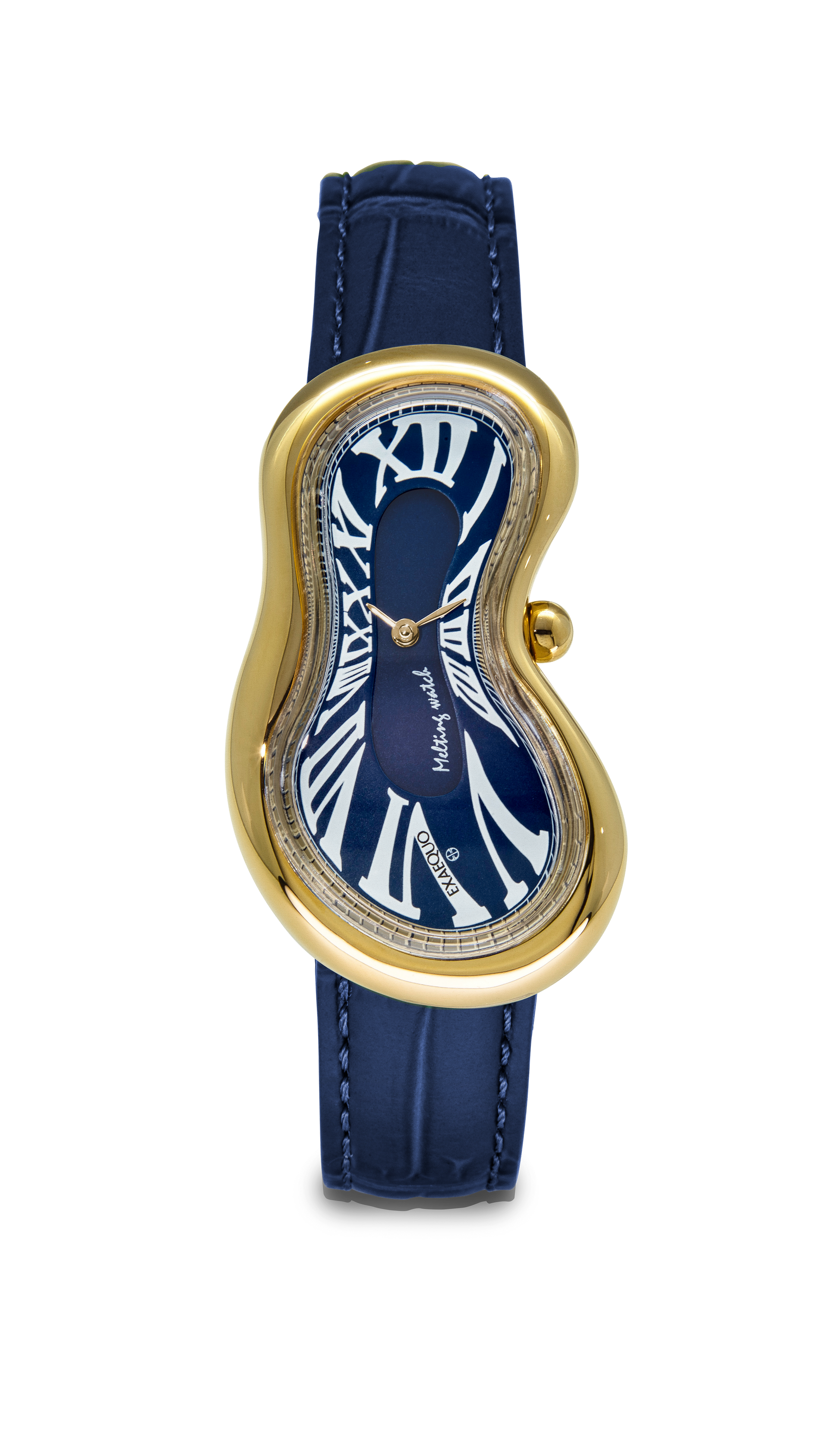EXAEQUO Melting Watch Gold Blue