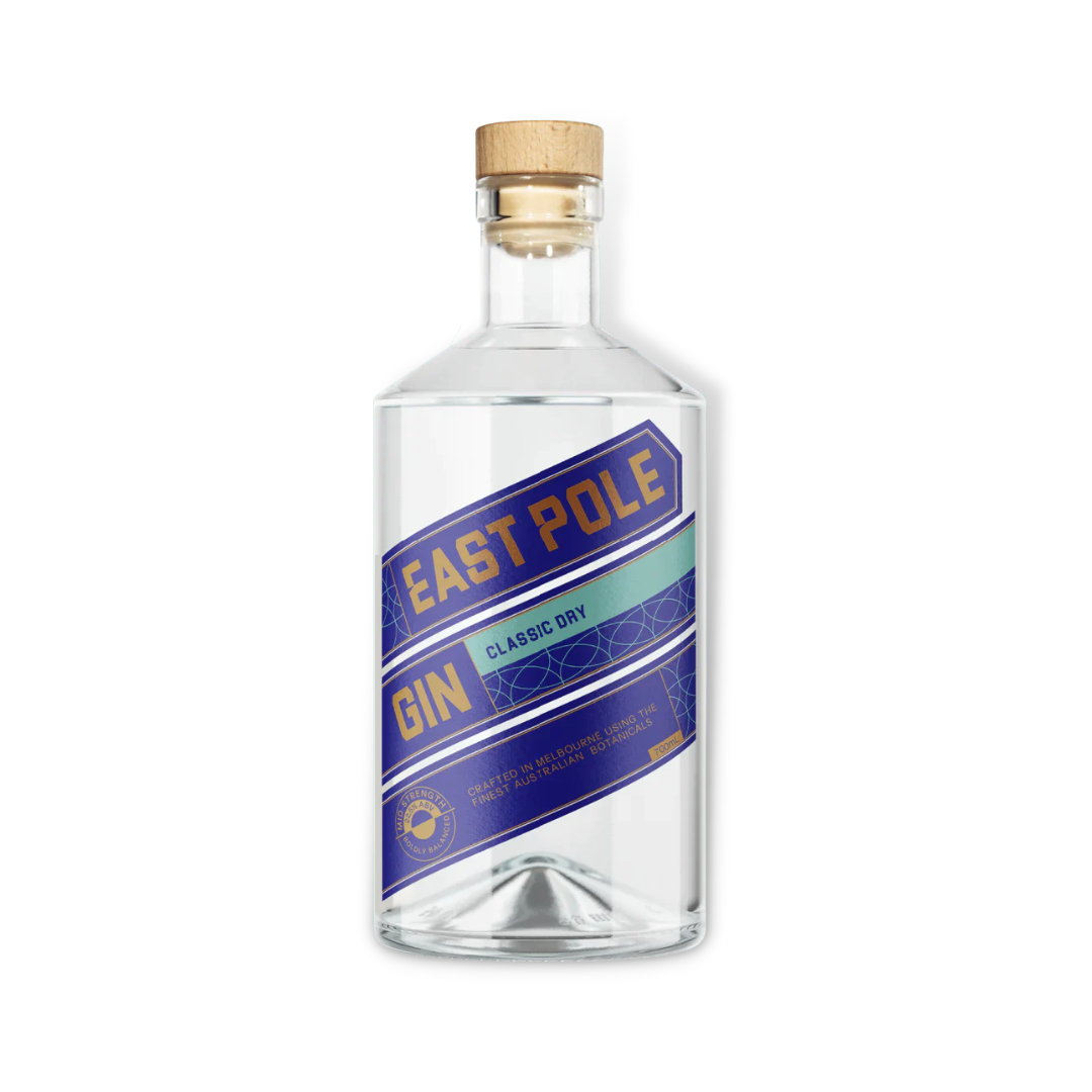 Australian Gin - East Pole Classic Dry Gin 700ml (ABV 22.5%)