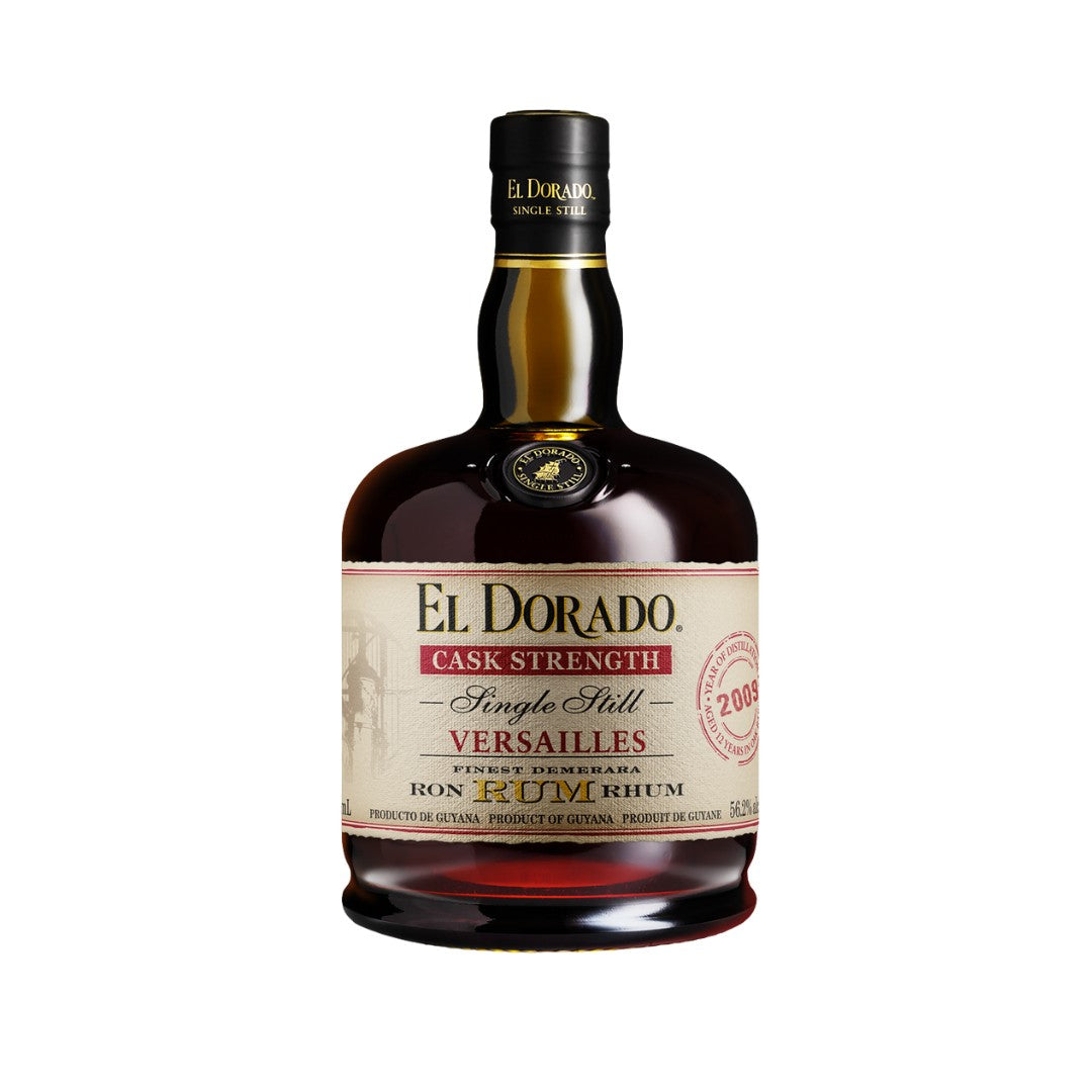 Dark Rum - El Dorado Versailles Cask Strength Single Still Rum 750ml (ABV 56%)