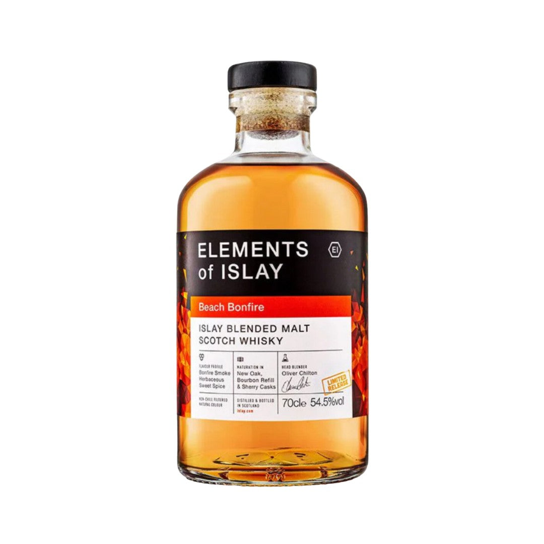 Scotch Whisky - Elements of Islay Beach Bonfire Blended Malt Scotch Whisky 700ml (ABV 54%)