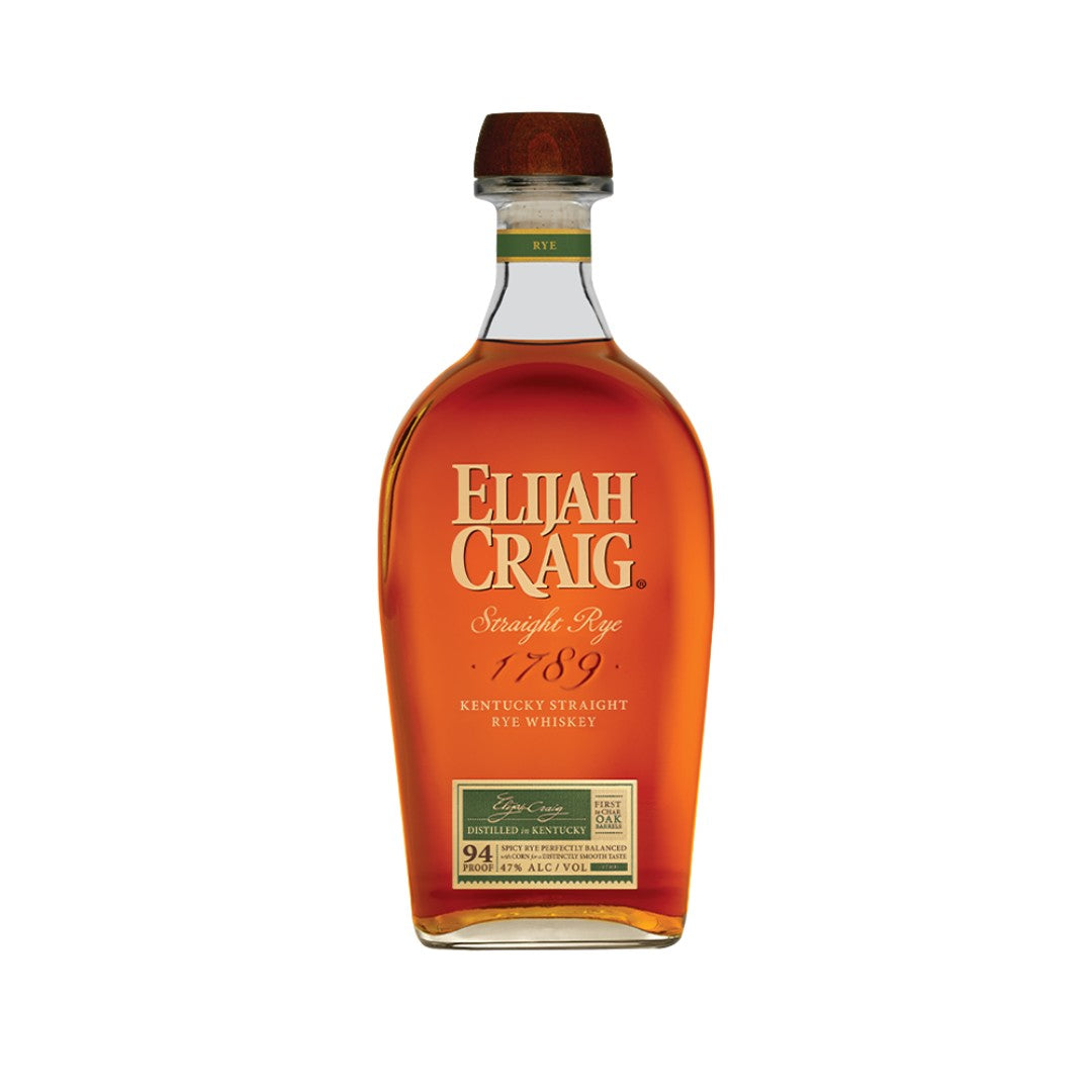 American Whiskey - Elijah Craig Straight Rye Kentucky Straight Rye Whiskey 750ml (ABV 47%)