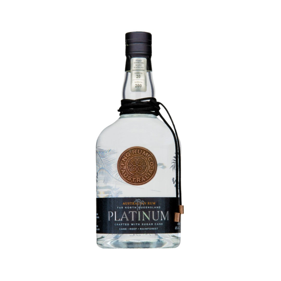 White Rum - FNQ Rum Co Platinum White Rum 700ml / 5ltr (ABV 40%)