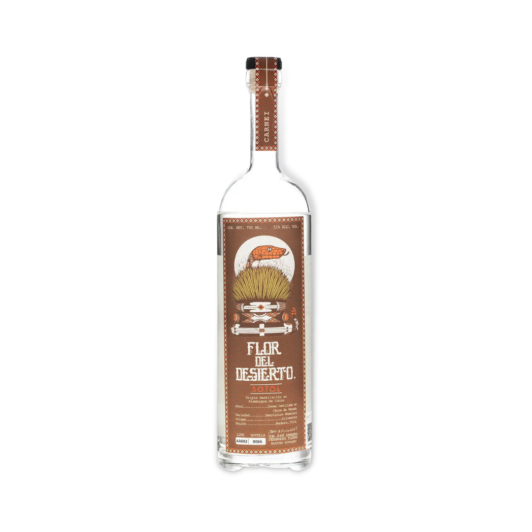 Mezcal - Flor Del Desierto Sotol Carnei 750ml (ABV 51%)