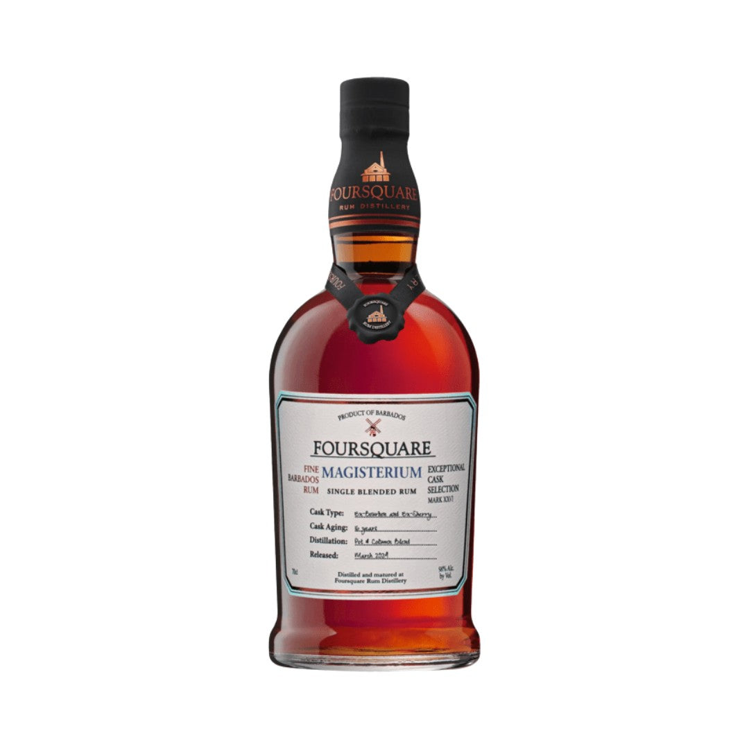 Dark Rum - Foursquare Exceptional Cask Selection Magisterium Single Blended Rum 700ml (ABV 58%)