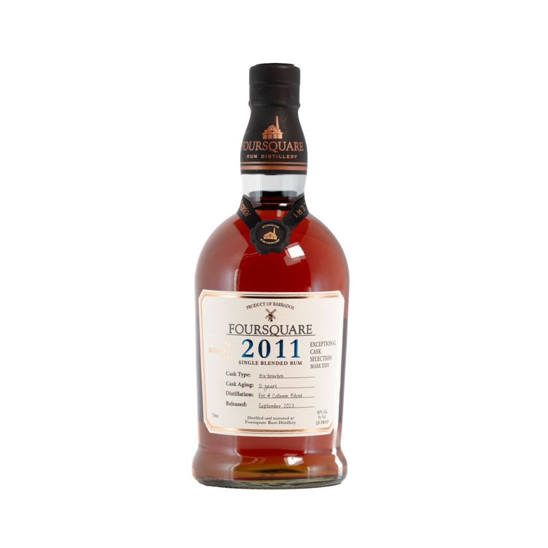 Dark Rum - Foursquare Exceptional Cask Selection XXIV 2011 Single Blended Rum 750ml (ABV 60%)
