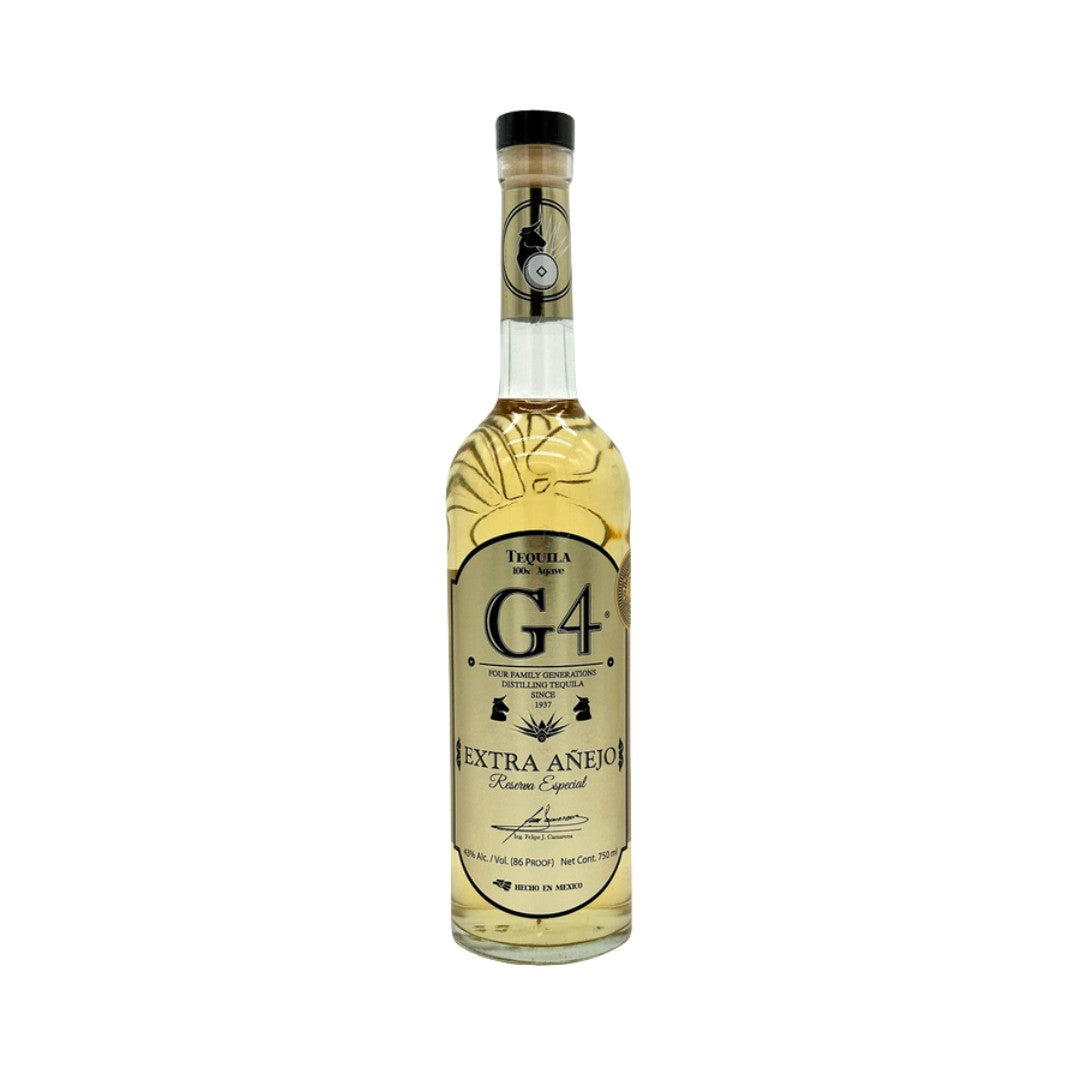G4 Extra Anejo 6 Year Tequila 750ml (ABV 43) Luca Collections