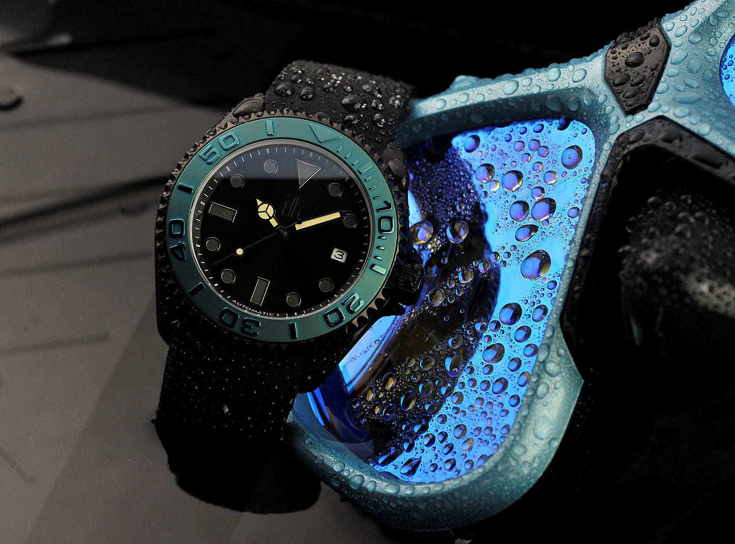 THE FORREST GRUNT STEALTH - AG COLLECTIVE SPECIAL CUSTOM WATCH G 9040 BKYM-BK-M1