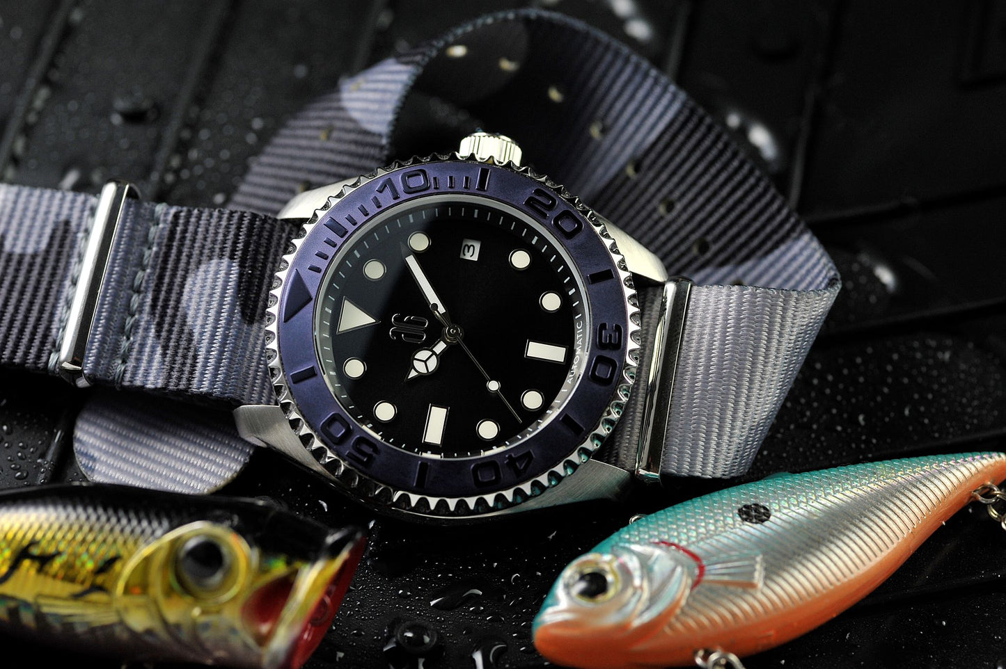 THE JOKER CAMO - AG COLLECTIVE SPECIAL CUSTOM WATCH G 9040 SBA-BK-M1