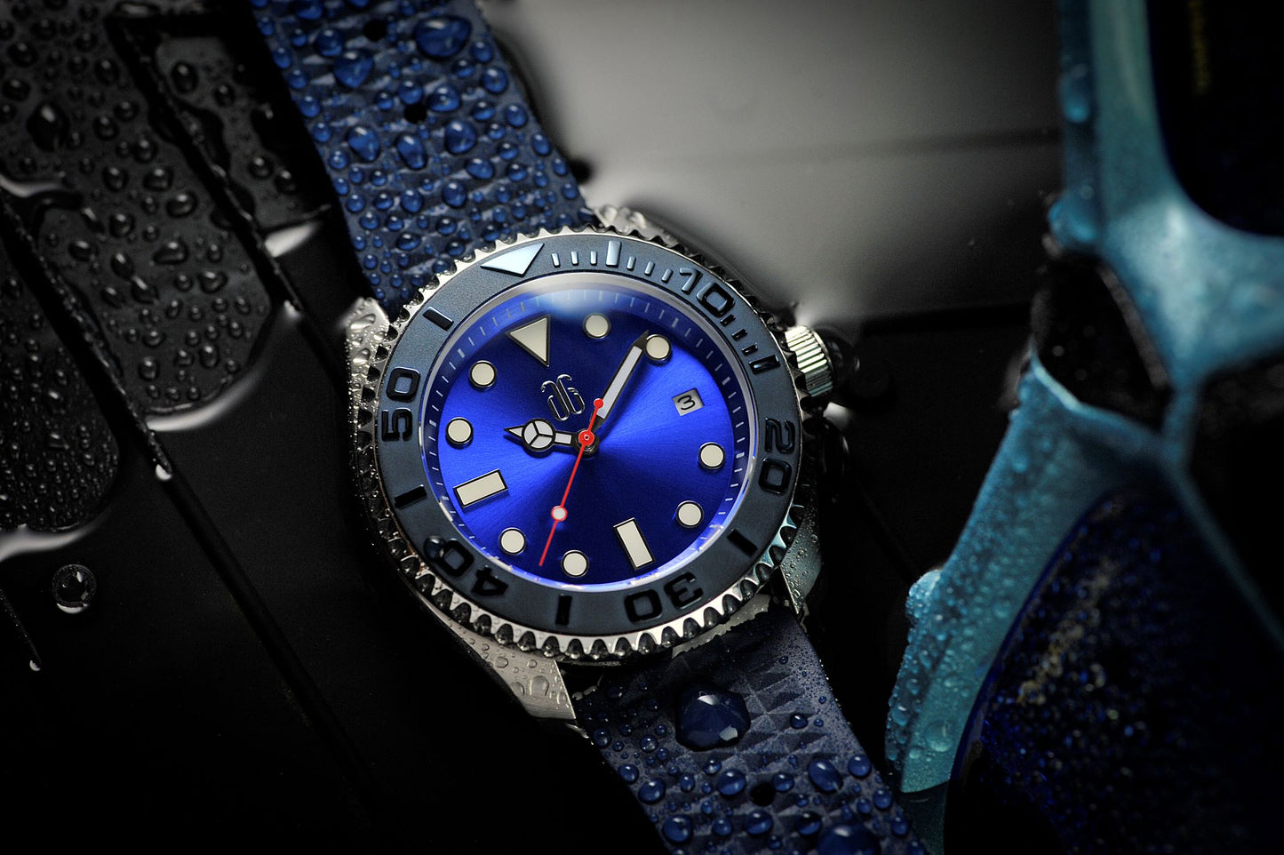 THE BLUE WONDER - AG COLLECTIVE SPECIAL CUSTOM WATCH G 9040 SYM-BU-M1