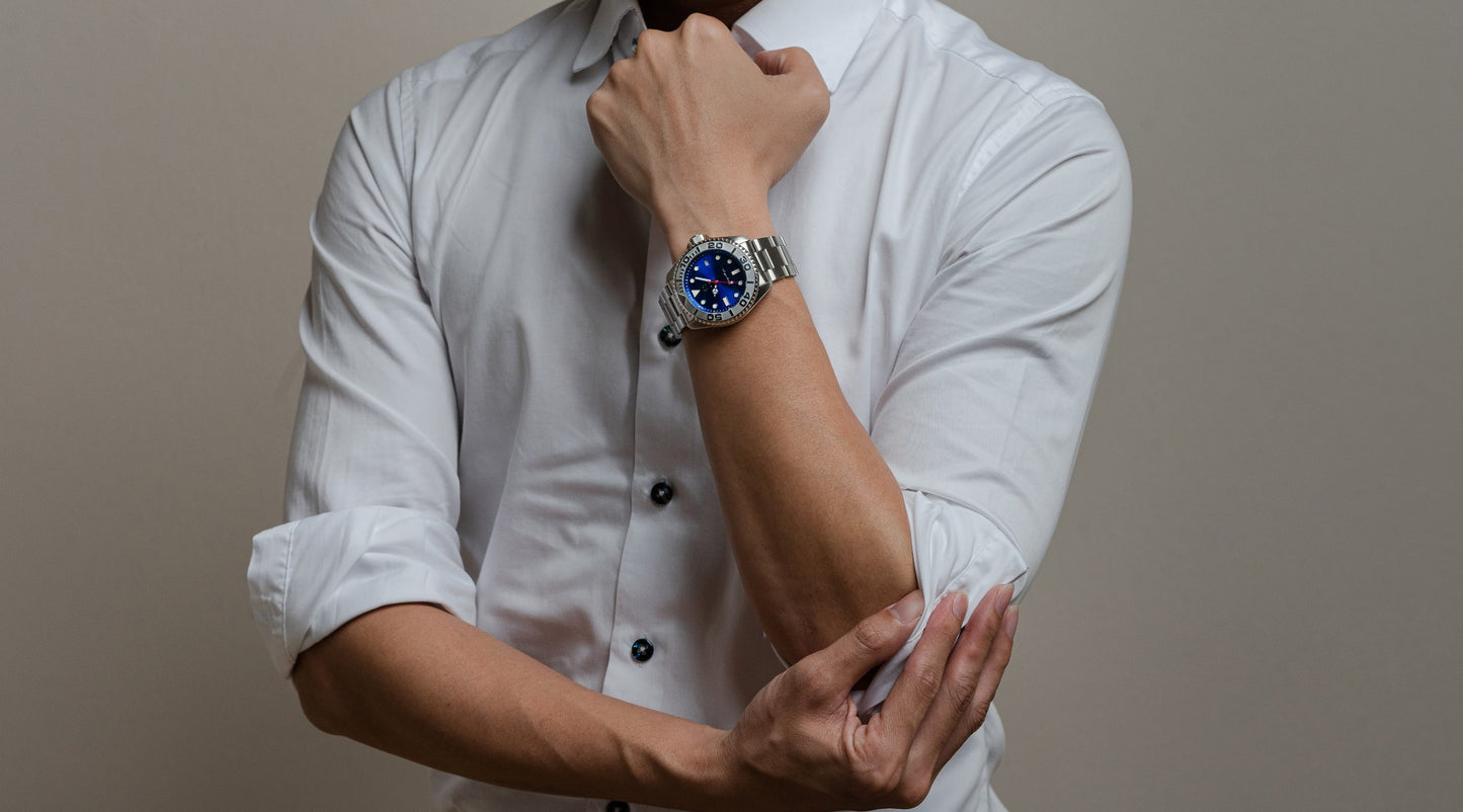 THE PACIFIC | AG COLLECTIVE G 9040 SYM-BU STAINLESS STEEL MEN WATCH