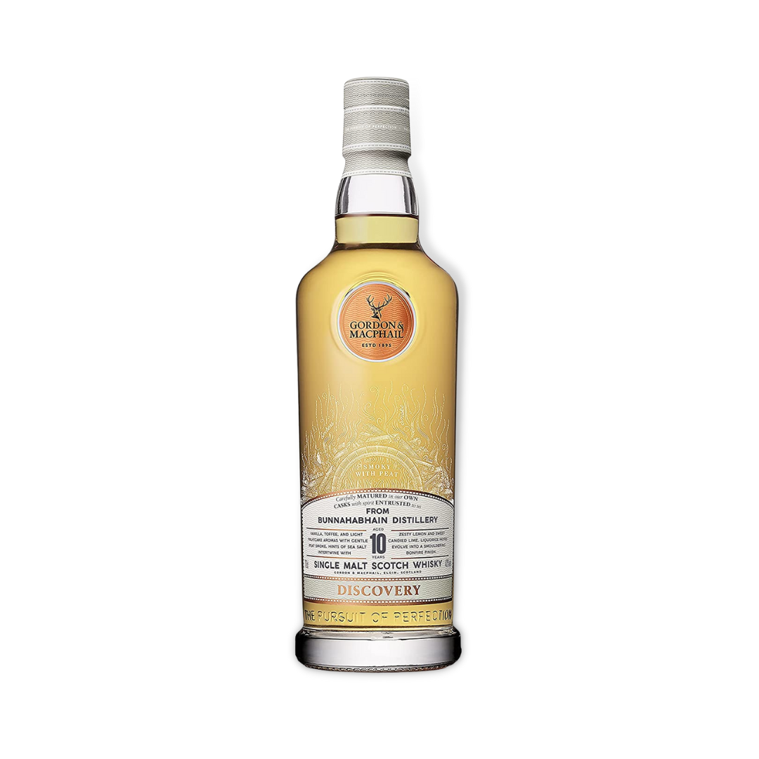 Scotch Whisky - Bunnahabhain 10 Year Old Smoky (G&M Discovery) Single Malt Scotch Whisky 700ml (ABV 43%)