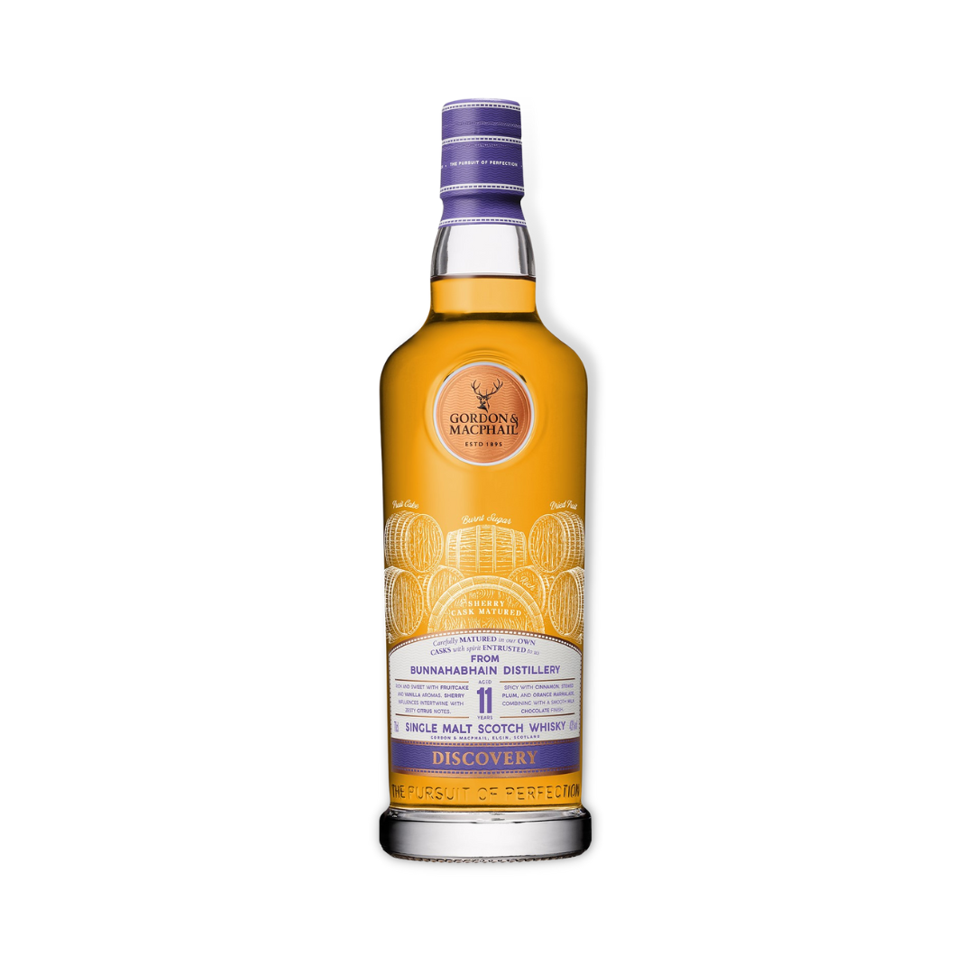 Scotch Whisky - Bunnahabhain 11 Year Old Sherry Cask (G&M Discovery) Single Malt Scotch Whisky 700ml (ABV 43%)