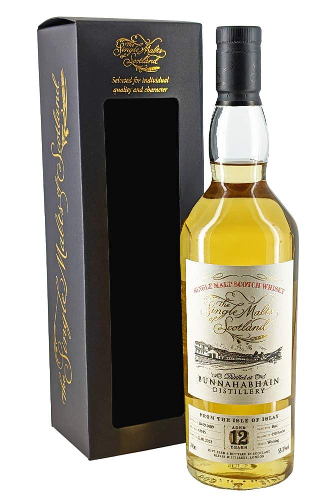 Spirits - Single Malts of Scotland Bunnahabhain 2009 700ml (ABV 55.3%)
