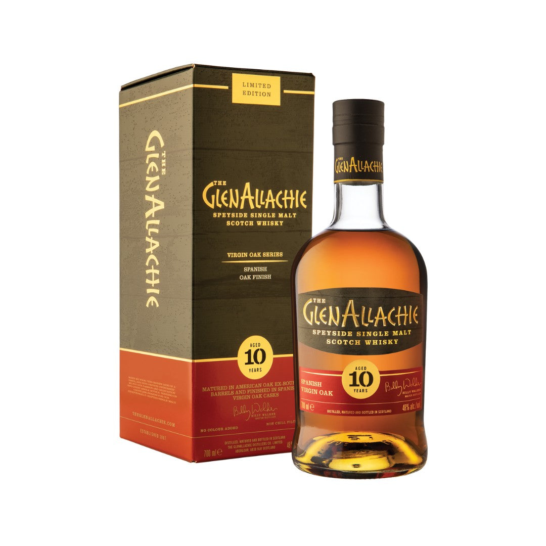 Scotch Whisky - Glenallachie 10YO Spanish Virgin Oak Scotch Whisky 700ml (ABV 48%)