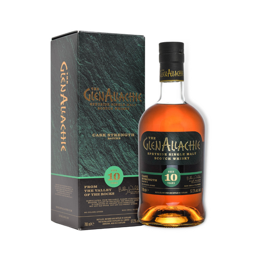 Scotch Whisky - Glenallachie 10 Year Old Cask Strength Speyside Single Malt Scotch Whisky 700ml (ABV 57.2%)