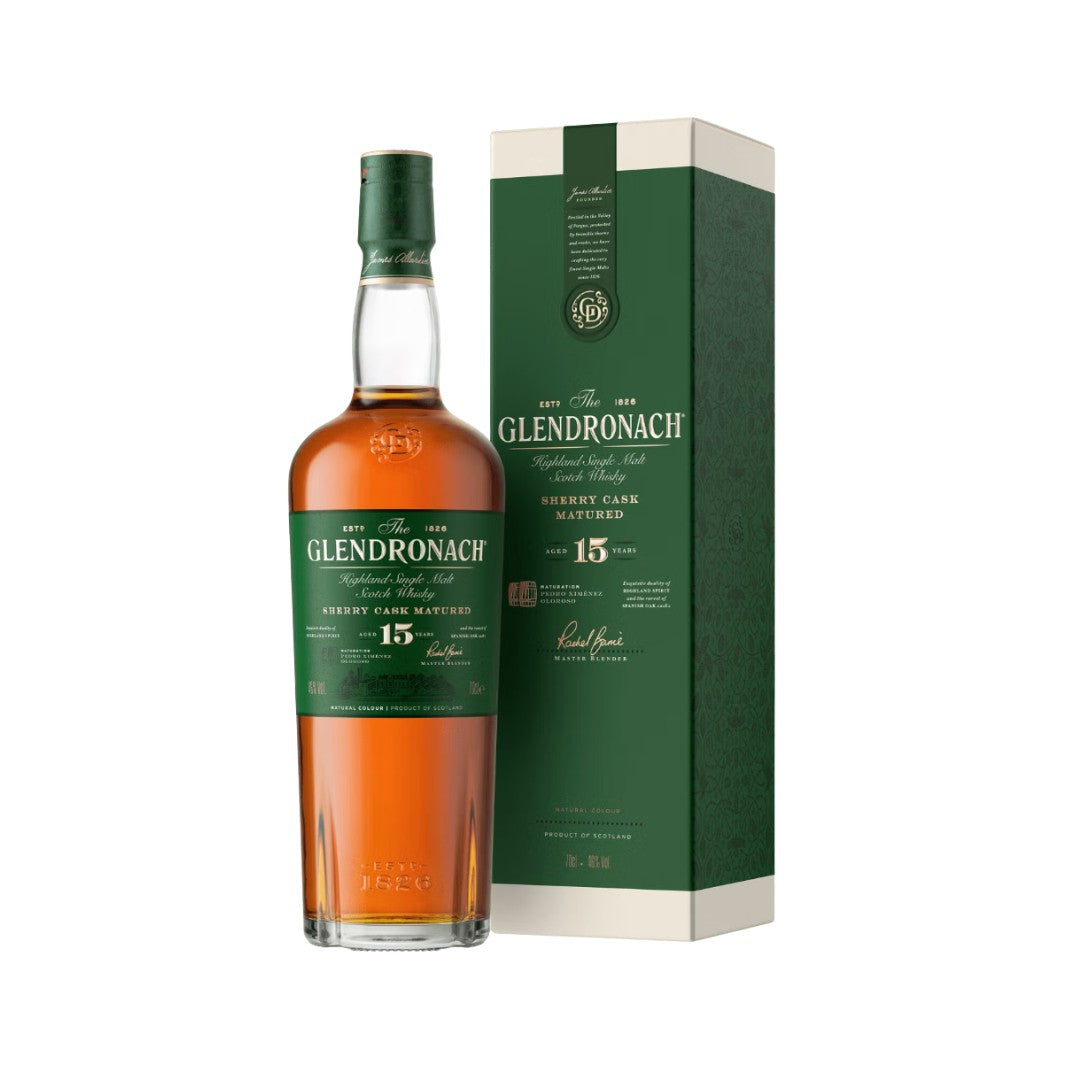 Scotch Whisky - Glendronach 15YO Single Malt Scotch Whisky 700ml (ABV 46%)