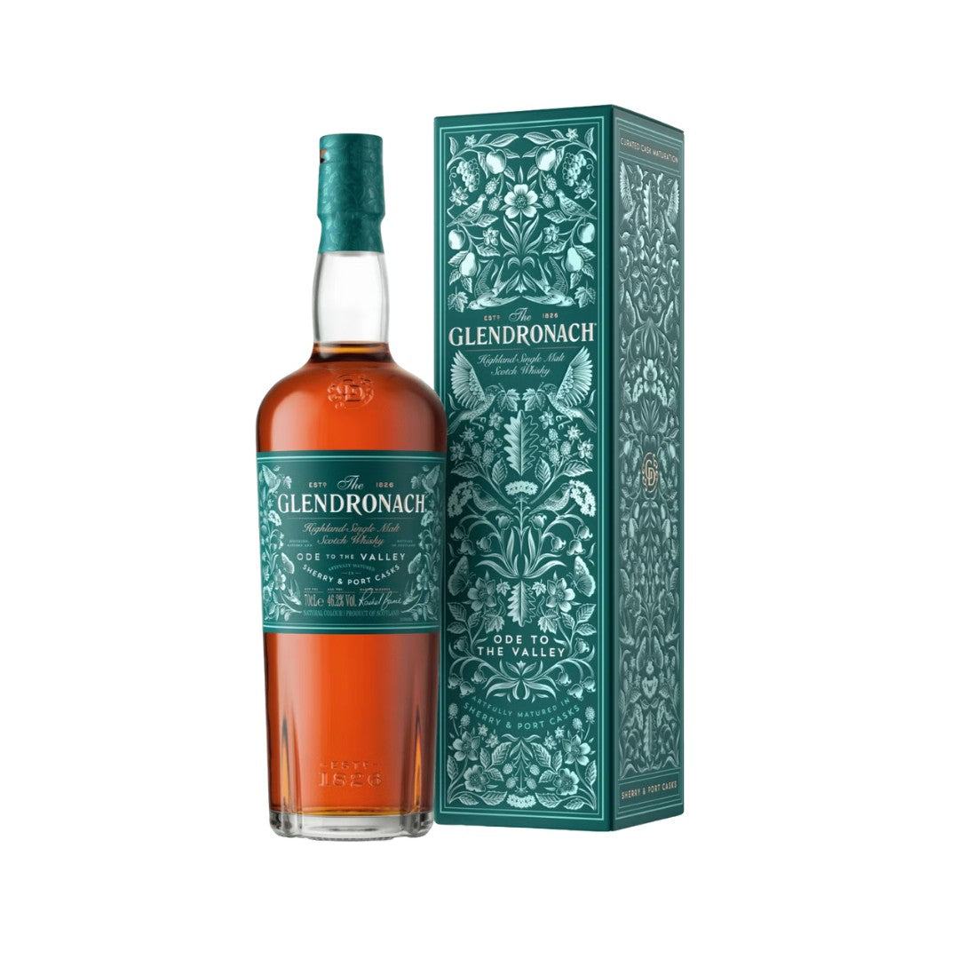 Scotch Whisky - Glendronach Ode To The Valley Scotch Whisky 700ml (ABV 46%)