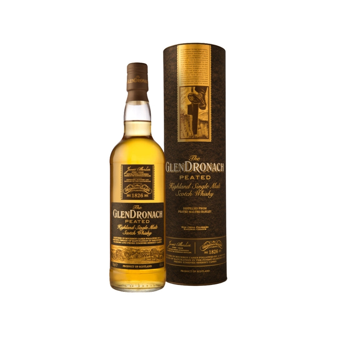 Scotch Whisky - Glendronach Peated Highland Single Malt Scotch Whisky 700ml (ABV 46%)