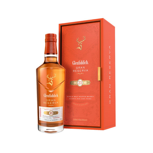 Scotch Whisky - Glenfiddich Gran Reserva 21 Year Old Single Malt Scotch Whisky 700ml (ABV 40%)