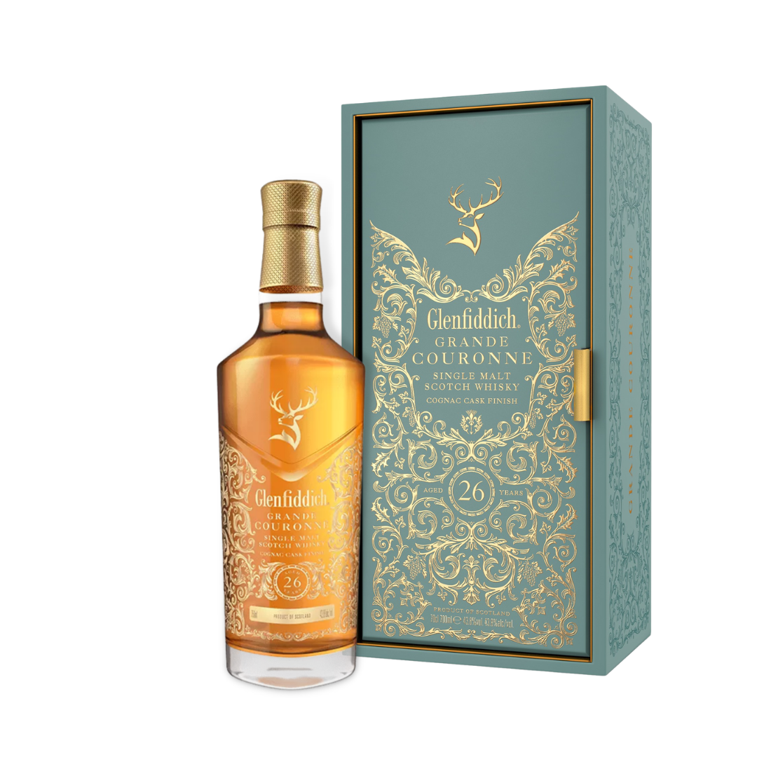 Scotch Whisky - Glenfiddich Grande Couronne 26 Year Old Single Malt Scotch Whisky 700ml (ABV 43%)