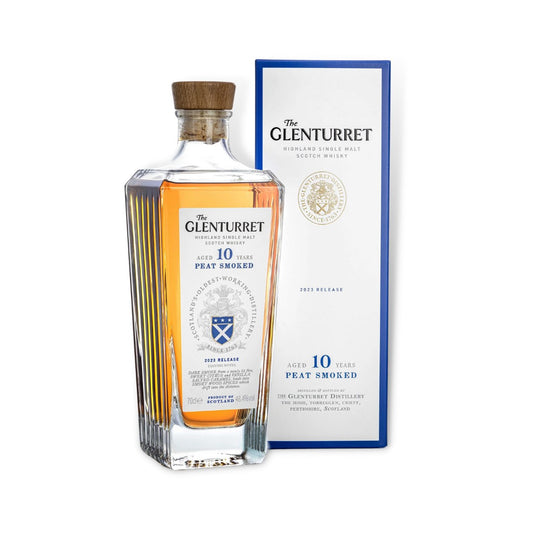 Scotch Whisky - Glenturret 10YO Peat Smoked (2023 Release) Single Malt Scotch Whisky 700ml (ABV 48%)