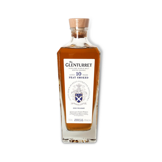 Glenturret 10 Year Old Peat Smoked (2022 Release) Single Malt Scotch Whisky 700ml (ABV 50%)