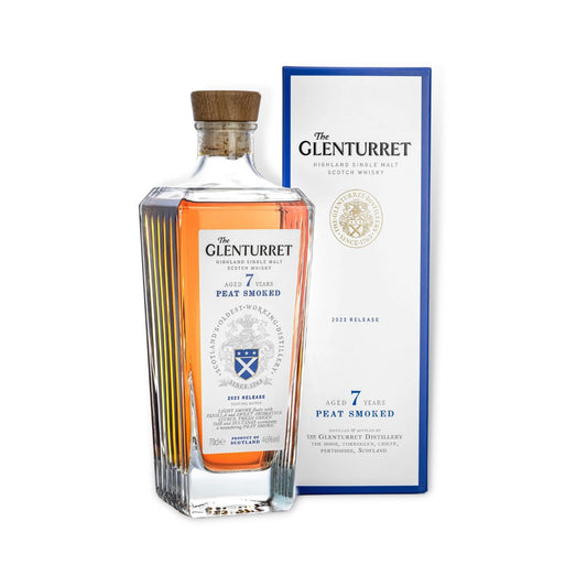 Scotch Whisky - Glenturret 7YO Peat Smoked (2023 Release) Single Malt Scotch Whisky 700ml (ABV 46%)