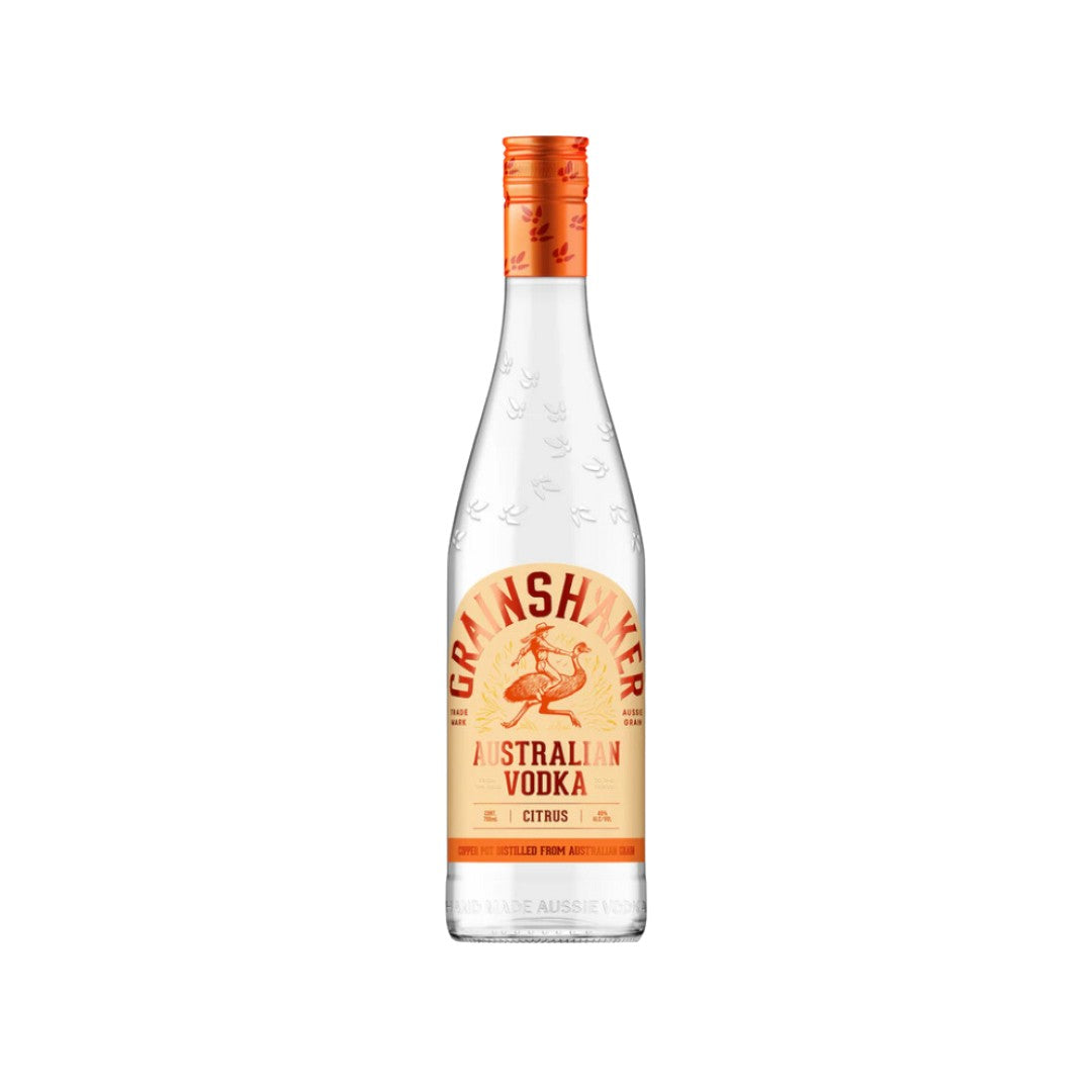 Australian Vodka -Grainshaker Australian Citrus Vodka 700ml (ABV 37%)