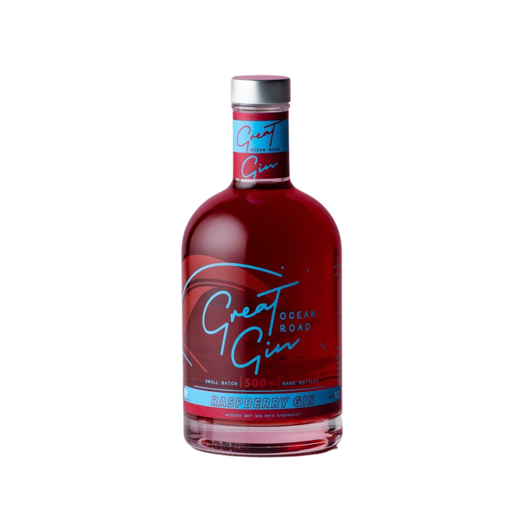 Australian Gin - Great Ocean Road Gin Raspberry Gin 500ml (ABV 37%)