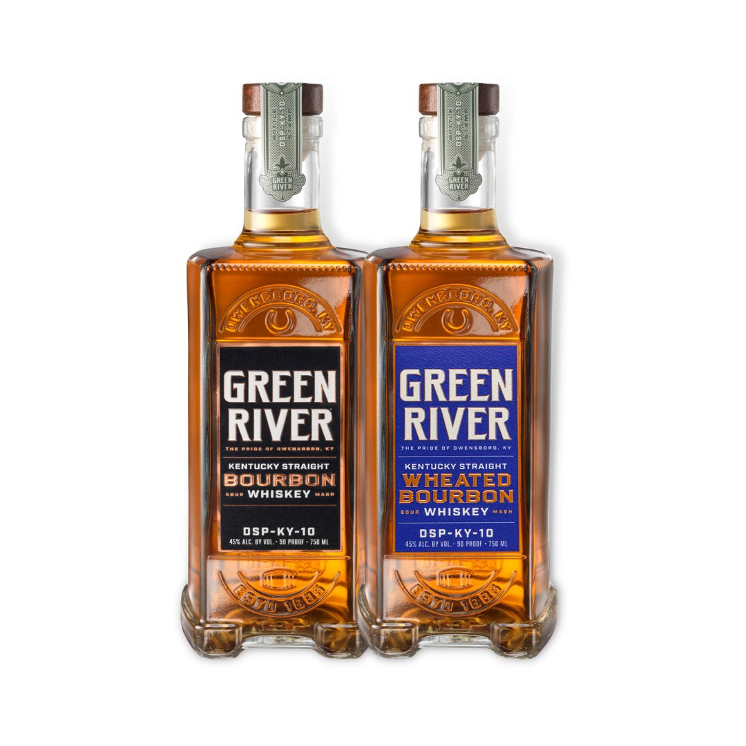 American Whiskey - Green River Kentucky Straight Bourbon Whiskey 750ml (ABV 45%)