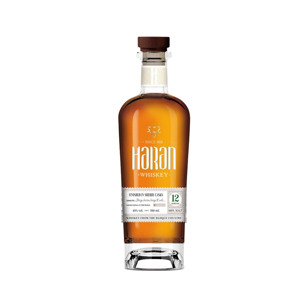 Spanish Whisky - Haran 12YO Sherry Finish Spanish Whiskey 700ml (ABV 43%)