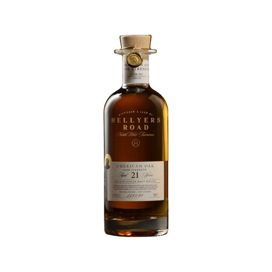 Australian Whisky - Hellyers Road 21YO American Oak Single Malt Whisky 700ml (ABV 55%)