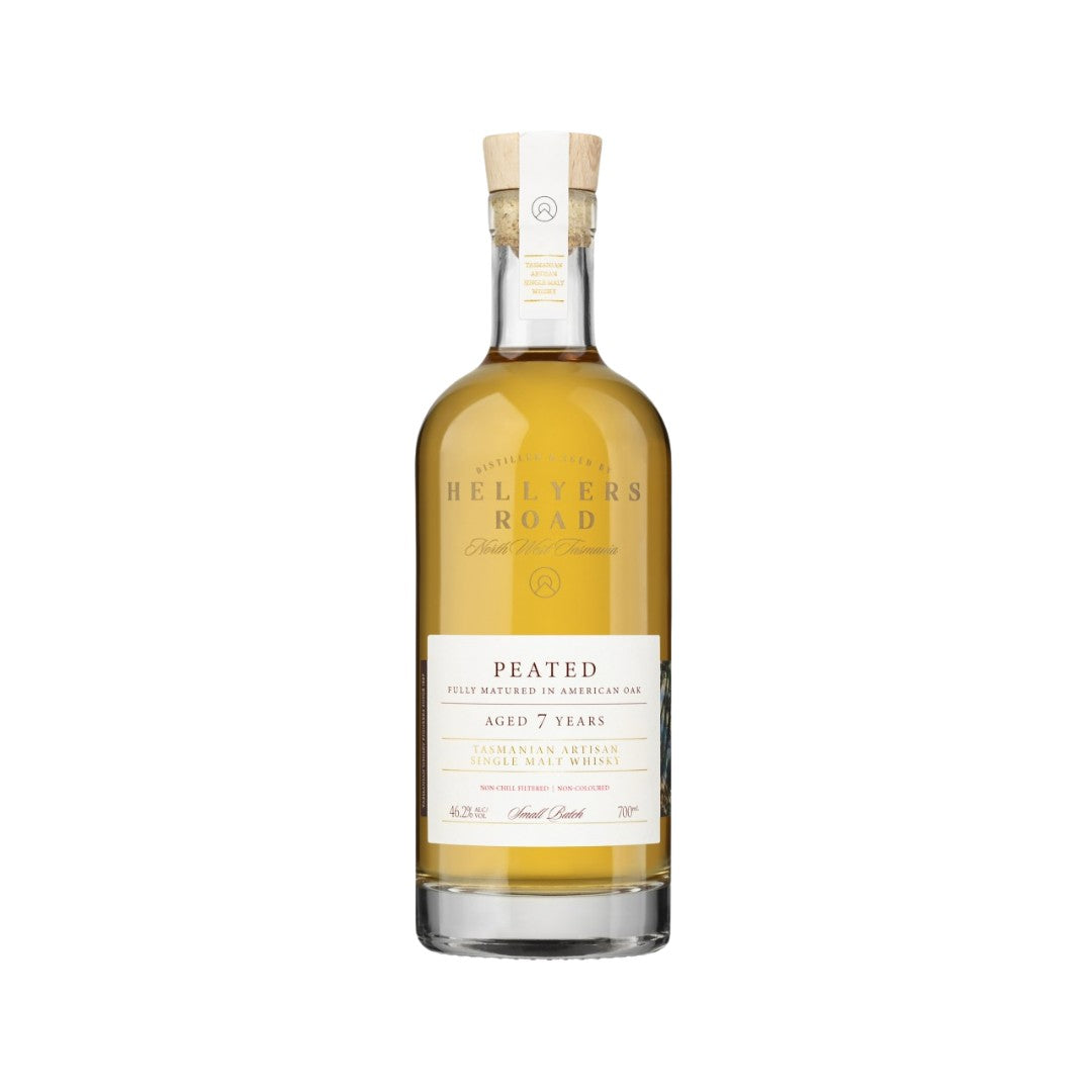 Australian Whisky - Hellyers Road 7YO Peated Single Malt Whisky 700ml (ABV 46%)