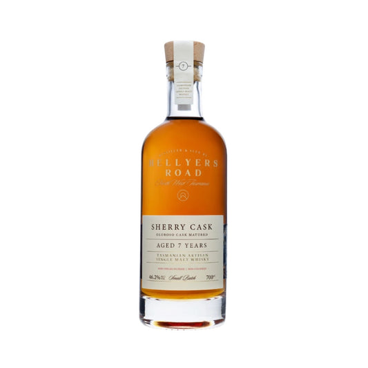 Australian Whisky - Hellyers Road 7YO Sherry Cask Single Malt Whisky 700ml (ABV 46%)
